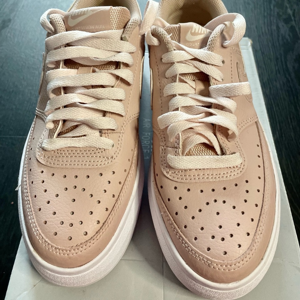 Nike Court Vision AltaPlatform Sneaker in Pink